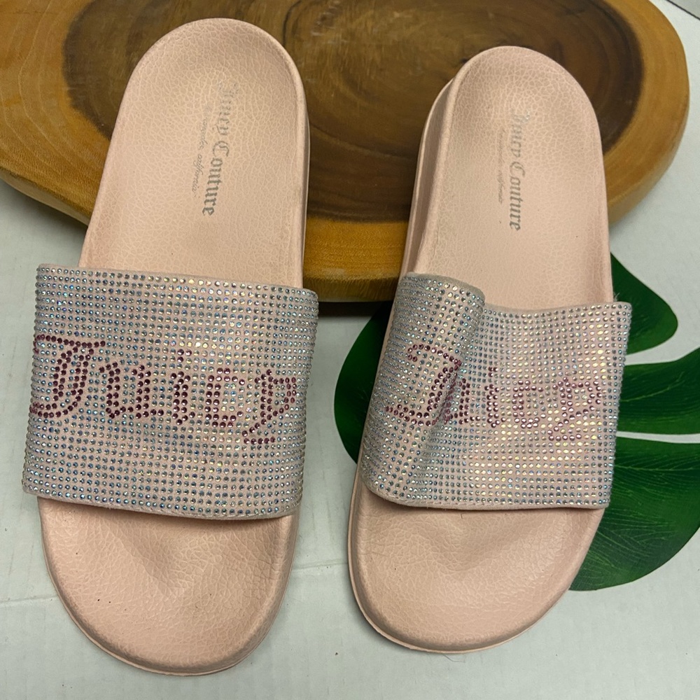 Juicy Couture Blinged JUICY slides Sandals
